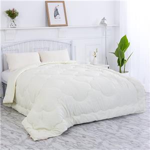 Meilleure couette en polyester de couleur pure pour la couette hivernale