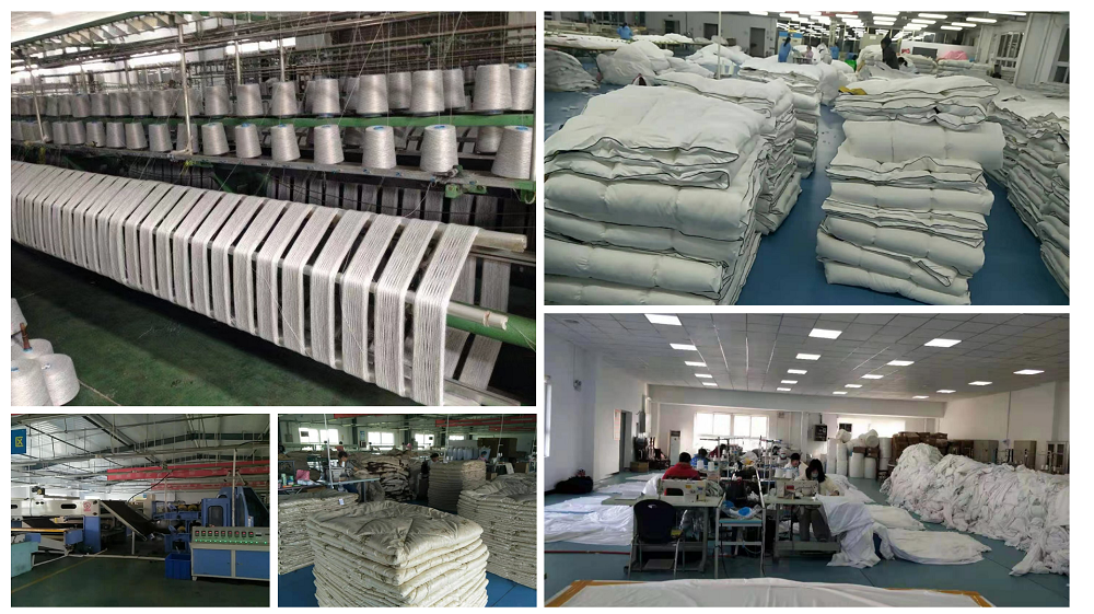 Machine washing quilt